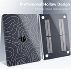 Batianda AstroGrid Case for MacBook Air 13.6" M2-M5 Chip, Contour Grid - Image 6