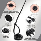 Leinuosen 30 Set Magnetic Zip Tie Mount and Nylon Cable Ties, 23 mm Multipurpose Wire Cable Holder Mount Wire Clips Management Electrical Organization Supplies (Black) - Image 4