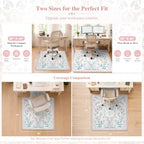 iCasso Office Chair Mat for Hardwood Floor, 48"X 60" Convex Pink - Image 2