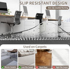 Office Chair Mat for Low Pile Carpet, 48"x60" Clear Smooth Glide with Lip - Image 5
