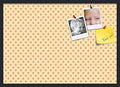 PinPix 34x24 inch Cork Bulletin Board. This Decorative Framed Pin Board Comes with Diamonds in Red and Yellow Design and Satin Black. Ideal for Home, Office Decor or School (PinPix-333) by PinPixBulletinBoards