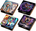 4Pcs Wolf and Owl PU DIY Diamond Art Painting Sticky Notes Holder (640 Blank Notepads) Cube Note Box Mosaic Craft Set for Office Accessories Desk Office Workplace by Unknown