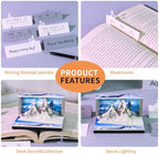 3D Calendar 2027,3D Memo Pad Time Piece Calendar 2027 Creative Desk Calendar Art Paper Sculpture Mount Qomolangma, 2027 Tear Off Calendar DIY Decorative Gift - Image 5
