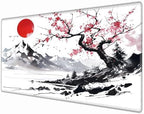 Gaming Mouse Pad 36x24 Desk Mat Large Mousepad Cherry Blossom Desk Pad Big Computer Mat Extended Mouse Mat Non Slip for Women Work Home by BBSujane