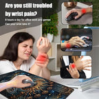 Desk Mat, Mouse Pad with Wrist Rest, 4-in-1 Large Mouse Pads for Desk, Ergonomic Mouse Pad and Keyboard Wrist Rest Gaming Keyboard Mat for Office,Sun and Moon Aesthetics - Image 5