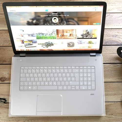 17.3 Inch Laptop Keyboard Cover Transparent Acrylic Protector Nonslip Design Lightweight for Easy Cleaning and Secure Fit - Image 6
