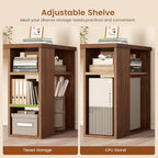 SEDETA 55.1" Farmhouse Executive Office Desk with 3 Drawers for Home Office - Image 4