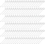 Funrous 100 Pack Hooks for Pegboard Stainless Steel Garage, 6 Inch by Funrous