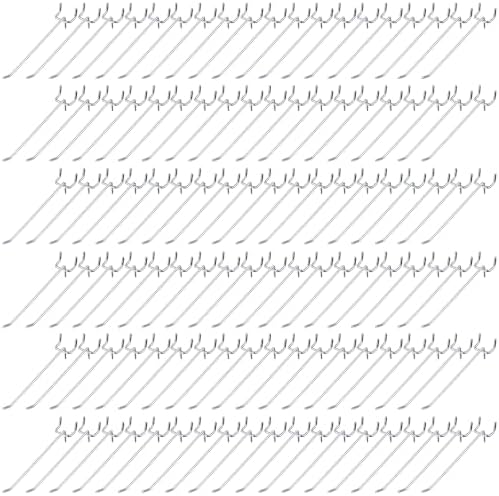 Funrous 100 Pack Hooks for Pegboard Stainless Steel Garage, 6 Inch by Funrous