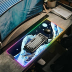 Gerlos RGB Gaming Mouse Pad, Large LED Desk Mat for Gamer, 31.5" x 11.8" - Image 6