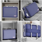 DocSafe Fireproof Document Box Hard Case with Lock ＆ Accordion File Folder - Image 6