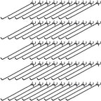 Shimeyao 100 Pcs Peg Board Hooks Stainless Steel Pegs,12 Inch,Black by Shimeyao