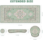 Mousepad Set，Keyboard Mat+Wrist Support Mouse Pad+Wrist Rest Pad+Coaster - Image 2