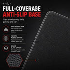 Flash Beyond Glass Gaming Mouse Pad, 400 x 300 mm, White - Image 3