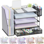 gianotter 5-Tier Desk Organizer with Drawers and File Holders by gianotter