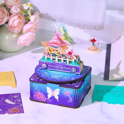 2027 3D Paper Carving Desk Calendar With LED Light - Image 4