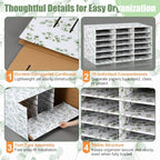 Fuutreo 1 Pc Classroom Construction Paper Storage,Eucalyptus - Image 3