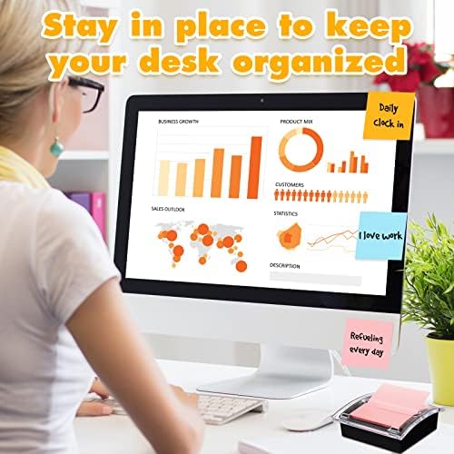 Mimorou 24 Pcs Pop up Sticky Notes Dispenser Sticky Note Holder for Desk - Image 6