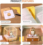 3D Calendar 2027, Desk Time Piece Calendar 2027,Tear-Away 3D Paper Art Notepad w LED Lights,Creative 3D Memo Artsy Pad Calendars, DIY Paper Carving Gift (Eagle) - Image 6