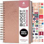 Clever Fox Budget Planner & Monthly Bill Organizer, Medium Rose Gold by CleverFox