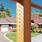 BLIKA 150 Pack Stainless Steel Protector Sleeves for 1/8" 5/32" or 3/16" Deck Cable Railing, for Wood/Composite Posts, T316 Marine Grade - Image 5