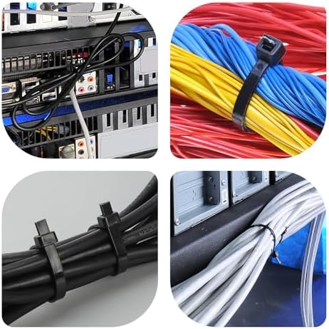 8 Inch Black Zip Ties 5000 Pack Cable Ties 35 LBS - Image 6