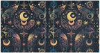 ALAZA Moon Stars Alchemy Witch 3 Ring Binder 1.5 Inch Three Ring Office Binders w/clipboard & 3 Pockets, Hold 200 Sheets, 1pc - Image 2