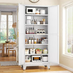 GAIOUS 75.2" Tall Pantry Cabinet,Kitchen Pantry Storage Cabinet with 2 Door by GAIOUS