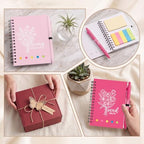Sprial Notebooks with Pens Bulk, 48 Pack, 5.5 x 4.7 Inch, Pink - Image 6