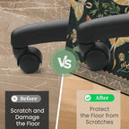 Office Chair Mat for Hardwood Floor & Tile Floor,36"x48"-Colorful Insects - Image 4