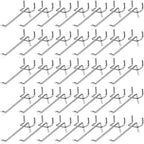 Moxweyeni 150 Pack Pegboard Hooks 3 Inch Metal Display Hooks Suitable for 1/8 Pegboard Accessories for Garage, Office, Kitchen, Store by Moxweyeni