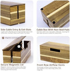 Acacia Wood Cable Management Box - Cord Hider&Organizer for TV Wires - Image 7