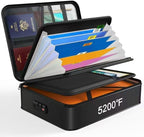 Noiposi Fireproof Document Box with Lock 5200℉-8 Layer by Noiposi