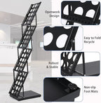 Foldable Brochure Display Stand with Carrying Bag, Literature Stand 4 Tier - Image 4