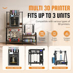 3D Printer Stand with Filament Storage Rack, Power Outlet, Spool Holder - Image 6