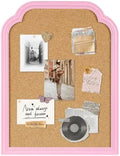 Cork Bulletin Board, 17.7"*23.6" Pin Board with Pink Frame, Decorative Hanging Message Board for Home Office School - Memos, Notes, Photos, Vision Board(PK-4560) by Okydoky