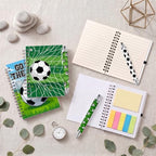 Sprial Notebooks with Pens Bulk, 48 Pack, 5.5 x 4.7 Inch, Soccer - Image 2