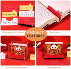3D Memo Pad, 3D Calendar 2027, Time Piece Calendar, Tear-Off Calendars 2027, 3D Paper Carving Art Memo Pad, Art Carving Sticky Notes for Office Home Gifts Ornaments (Lucky Bag Panda) - Image 5