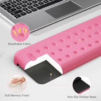 Leolee L-Shaped Desk Long Wrist Rest Elbow 60CM, Pink Arm Rest for Desk - Image 4