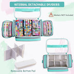 Marker Storage Organizer Case for 180–300 Markers with Dividers - Image 3