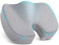 TushGuard Memory Foam Office Chair Seat Cushion - Light Grey, Large by TushGuardSeatCushonsPillows
