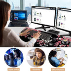 Keyboard Wrist Rest and Mouse Pad with Wrist Support Set Ergonomic Coaster,Memory Foam,Easy Typing Pain Relief,Large XL Desk Mat 31.5"x 11.8",Floral Christian Quote - Image 7