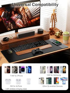 Magnetic Wireless Charging Mouse Pad, 31.5"x15.8" Large Desk Mat - Image 3