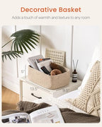 KALLAX Small Woven Storage Basket for Organizing, 13.5x9.5x5 inches, 3 Pack - Image 2