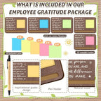 Kosiz 10 Set Wooden Sticky Note Holder Kit, Proud, Brown - Image 3