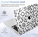 for MacBook Pro 16 inch Case 2019 2020 Release Model A2141, Plastic Hard Shell Cover with Keyboard Cover & Screen Protector for MacBook Pro 16 inch with Touch Bar, Abstract Line - Image 6