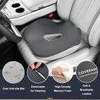Coverado Car Seat Cushion with Memory Foam, Ergonomic Driving Seat Cushion for Sciatica, Tailbone, Back Pain Relief, Premium Non-Slip Washable Cushion for Car, Driver, Office, Wheelchair - Image 2