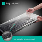 Universal KeyboardCap. Fully Covered Flat Style 0.025mm Waterproof Anti-Dust Desktop Keyboard Cover with Numeric Hospital/Dentist Use (0.025mm [100 Pack]_2) - Image 6