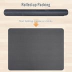 Office Chair Mat for Hard Floors,48"x60" Anti-Slip Waterproof Hardwood Floor Chair Mat,Heavy Duty Floor Protector Rolling Chairs for Home Office(Grey) - Image 6