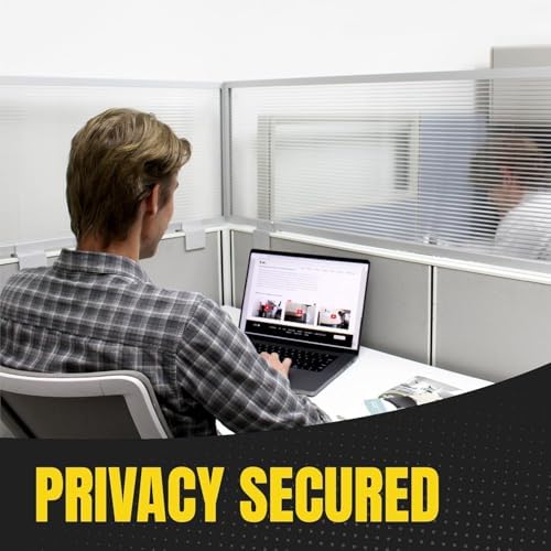OBEX Screen & Office Panel Extender Polycarbonate Desk Privacy Panel & Divider for Office Cubicle, 24" x 30", Translucent - Image 6